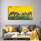 Magic Prairie Zebra Wall Art Canvas Office Home Room Framed 80x45cm