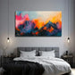 Abstract Mountain Perfect Wall Art Canvas Office Home Room Framed 80x45cm