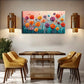 Colorful Abstract Floral Modern Wall Art Canvas Office Home Room Framed 120x60cm