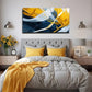 Boho-Chic Large Abstract Water Wall Art Canvas Office Home Room Framed 120x60cm