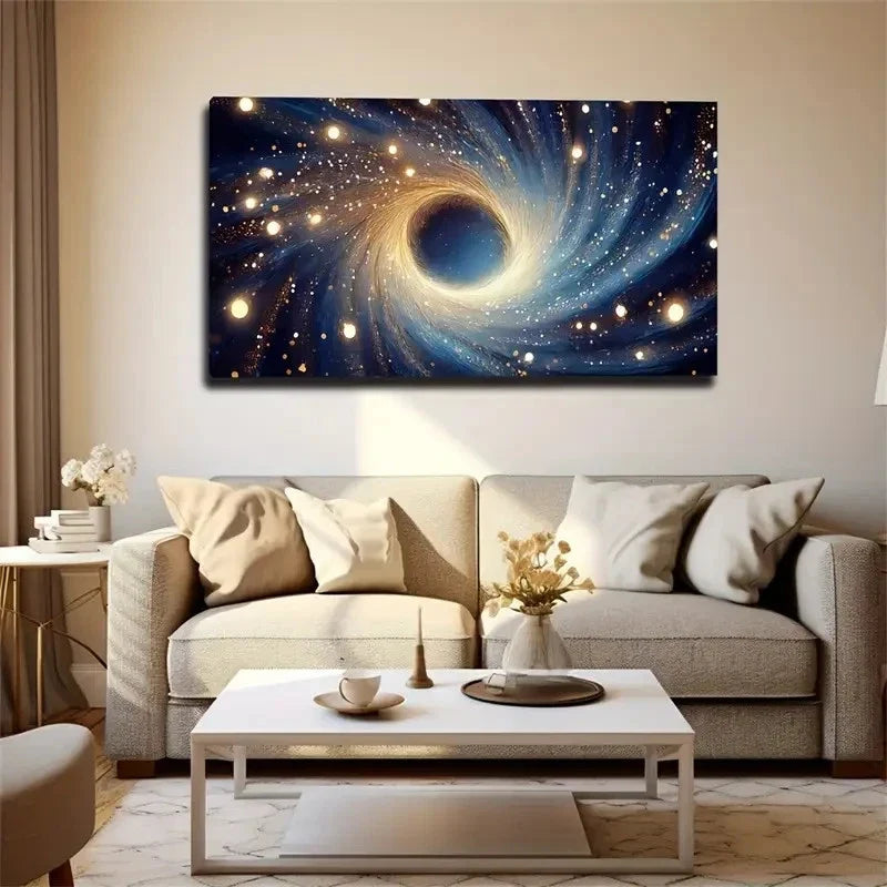 Abstract Space Abstract Space Wall Art Canvas Office Home Room Framed 120x60cm