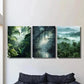 3pcs Natural Tropical Forest Decoration Wall Art Set Canvas Framed 40x60cm - High Quality Print 100% Australian Made Wall Canvas Ready to Hang