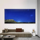 Starry Night Scene Wall Art Canvas Office Home Room Framed 80x45cm