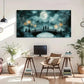 Moonlit Bridge Night Scene Wall Art Canvas Office Home Room Framed 120x60cm