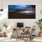 Lighthouse Ocean Storm Seaside Wall Art Canvas Office Home Room Framed 120x60cm