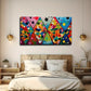 Modern Abstract Color Block Wall Art Canvas Office Home Room Framed 120x60cm