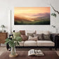 Modern Vintage Mountain Wall Art Canvas Office Home Room Framed 120x60cm