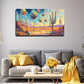 Desert Landscape Sunset Sky Wall Art Canvas Office Home Room Framed 120x60cm