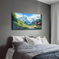 Rustic Cabin & Blooming Wild Wall Art Canvas Office Home Room Framed 120x60cm