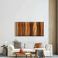 Warm Wood Textured Grain Art Wall Art Canvas Office Home Room Framed 80x45cm