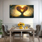 Uniquely Shaped Tree Modern Wall Art Canvas Office Home Room Framed 80x45cm