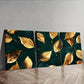 3pcs Dark Green Golden Leaves Design Wall Art Set Canvas Framed 40x60cm - High Quality Print 100% Australian Made Wall Canvas Ready to Hang