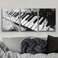 3pcs Black and White Piano Keyboard Perfect Wall Art Set Canvas Framed 40x60cm - High Quality Print 100% Australian Made Wall Canvas Ready to Hang