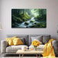 Peaceful Stream Water Wall Art Canvas Office Home Room Framed 120x60cm