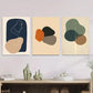 3pcs Abstract Modern Minimalist Wall Art Set Canvas Framed 40x60cm - High Quality Print 100% Australian Made Wall Canvas Ready to Hang
