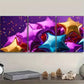 3pcs Star-Shaped Balloons Colorful Wall Art Set Canvas Framed 40x60cm - High Quality Print 100% Australian Made Wall Canvas Ready to Hang