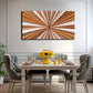 Bold Radiant Lines & Marbled Wall Art Canvas Office Home Room Framed 120x60cm