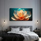 Blooming Flowers Wall Art Canvas Office Home Room Framed 80x45cm
