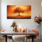 Fallen Leaves In The Air Wall Art canvas office home room framed 120x60cm