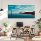 Nature Scenery Modern Asian Wall Art Canvas Office Home Room Framed 80x45cm