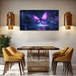 A Dreamy Purple Butterfly Wall Art Canvas Office Home Room Framed 120x60cm