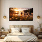 Magical Dandelion Sunset Wall Art Canvas Office Home Room Framed 120x60cm