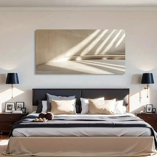 Sunset Landscape Modern Wall Art Canvas Office Home Room Framed 120x60cm