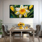Yellow Lilies Modern Wall Art Canvas Office Home Room Framed 80x45cm