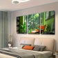 3pcs  Modern Vibrant Green-Themed Wall Art Set Canvas Framed 40x60cm - High Quality Print 100% Australian Made Wall Canvas Ready to Hang