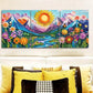 3pcs The sun rises Art Painting Metal Print Ready to Hang Art