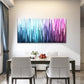 Abstract Vertical Stripes Wall Art Canvas Office Home Room Framed 120x60cm