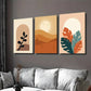 3pcs Modern Nature & Sunset Boho Style Wall Art Set Canvas Framed 40x60cm - High Quality Print 100% Australian Made Wall Canvas Ready to Hang