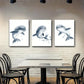 3pcs Playful Dolphin Energetic Sea Perfect Wall Art Set Canvas Framed 40x60cm - High Quality Print 100% Australian Made Wall Canvas Ready to Hang