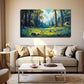 Mountain Scenery Decor Wall Art Canvas Office Home Room Framed 80x45cm