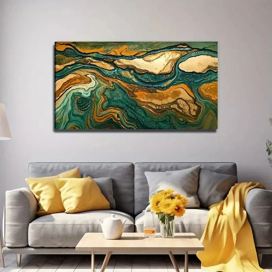 Abstract Texture Suitable Wall Art Canvas Office Home Room Framed 120x60cm