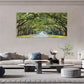 Modern Retro Marble Pattern Wall Art Canvas Office Home Room Framed 120x60cm