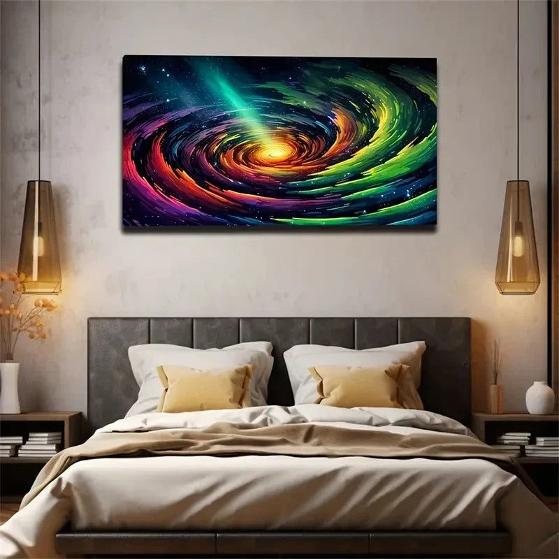 Magical Universe Difficult Wall Art Canvas Office Home Room Framed 120x60cm