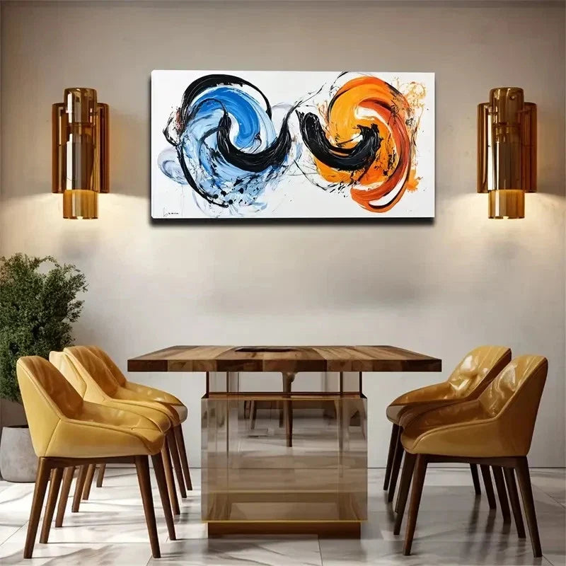 Unique And Innovative Modern Wall Art Canvas Office Home Room Framed 120x60cm