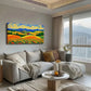 House Surrounded By Beautiful Wall Art Canvas Office Home Room Framed 120x60cm