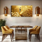 Realistic Peacock Vibrant Wall Art Canvas Office Home Room Framed 120x60cm
