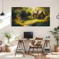 Nature Room Aesthetic Peaceful Wall Art Canvas Office Home Room Framed 120x60cm