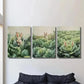 3pcs Rabbits in the Vegetable Garden Wall Art Set Canvas Framed 40x60cm - High Quality Print 100% Australian Made Wall Canvas Ready to Hang