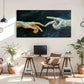 Hands Connecting Deco Gesture Wall Art Canvas Office Home Room Framed 120x60cm
