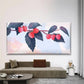 Blackberries on a Branch Wall Art Canvas Office Home Room Framed 120x60cm