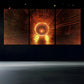 3pcs Shuttle Car Stunning Golden Metal Print Ready to Hang Art
