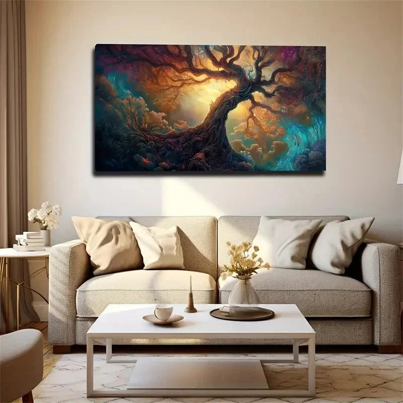 Branches Stretching Freely Wall Art Canvas Office Home Room Framed 120x60cm