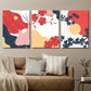 3pcs Japanese Flower Animal & Fish Illustration Wall Art Set Canvas Framed 40x60cm - High Quality Print 100% Australian Made Wall Canvas Ready to Hang
