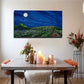 Bohemian Style Vineyard Wall Art Canvas Office Home Room Framed 80x45cm