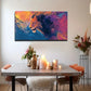 Lion's Side Face Mane Blending Wall Art Canvas Office Home Room Framed 120x60cm
