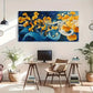 Ginkgo Biloba Leaf Modern Wall Art Canvas Office Home Room Framed 120x60cm